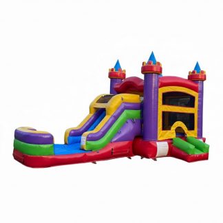 Euro Combo Multi Color Econo Bounce House Combo